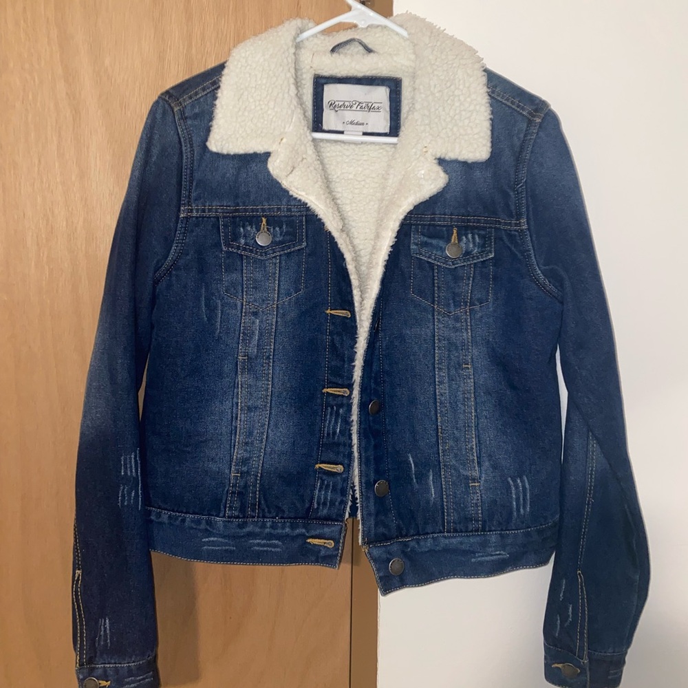 Reserve Fairfax Distressed Denim Jacket 🧥